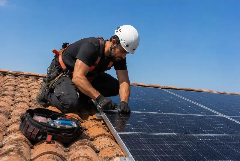 Maintenance et monitoring de panneaux solaires à Lus-la-Croix-Haute